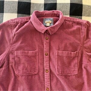 L.L. Bean Women’s Comfort Corduroy Relaxed Shirt